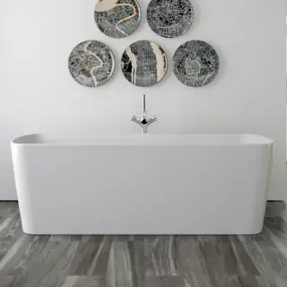 Knief Cosy Ванна отдельностоящая 180x85x60см, без слива-перелива, цвет: белый