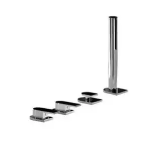 Fantini Mare Смеситель на борт ванны, цвет: хром