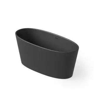 Dea Design Nature Ванна 158х70х66см., отдельностоящая, Solid Surface, цвет: Black №16