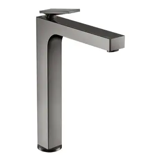 Axor Citterio Смеситель для раковины 280, хр, на 1 отв., с донным клапаном, высокий, цвет: полированный черный хром