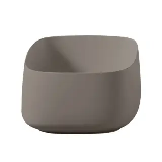 Artceram Cognac Раковина 43х43 см, без отв., накладная, цвет: tortora