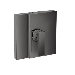 Axor Edge Смеситель для душа, встраиваемый, на 1 источник, внешняя часть, цвет: черный