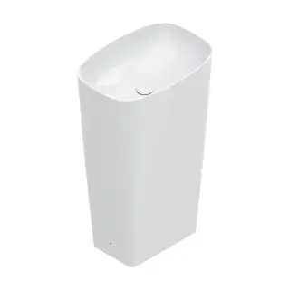 Catalano Green Раковина 55х38см., отдельностоящая, слив в пол,  цвет: белый глянцевый