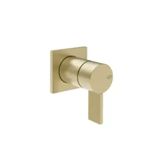 Gessi Inverso  Rigato Внешняя часть настенного смесителя для душа, цвет: Brass Brushed PVD