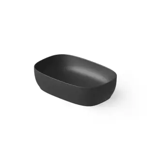 Dea Design Washbasins Раковина 55х36х14см., накладная, без отв., Solid Surface, цвет: Black №16