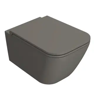 Globo Stone Унитаз подвесной 52х36см., безободковый,  с системой скрытого крепежа, цвет: Agata