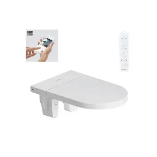 Duravit SensoWash Starck f Plus Сиденье для унитаза 37.8x57.3x21.8см., с душем, SoftClose, цвет: белый