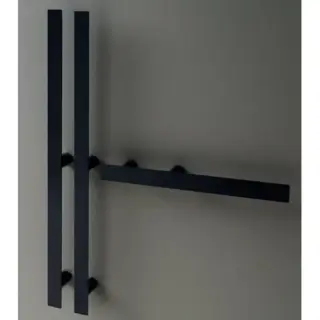 Antrax Tavolina Полотенцесушитель электрический L50хH5.2см, цвет: черный матовый