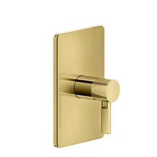 Gessi Inciso Смесителя для ванны, встраиваемый, на 1 источник, внешняя часть, цвет: золото