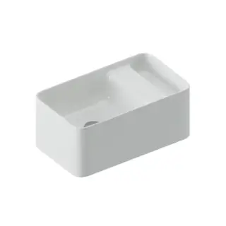 Artceram Brooklyn Раковина накладная 60х35х25см., без отв., покрытие saniglaze, цвет: белый