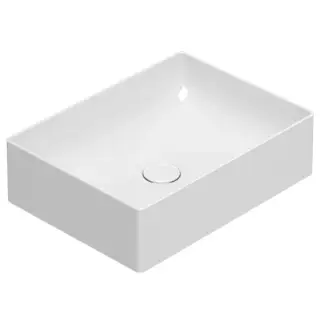 Globo Le Pietre Раковина 50х37х14см., без отв., накладная, с донным клапаном, цвет: белый