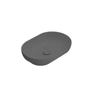 Globo T-Edge Раковина-чаша 60х41х14 см, без отв., на столешницу, цвет: Smoke