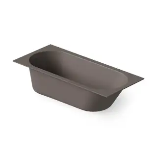 Dea Design Ease Ванна 170х75хh58cм., встраиваемая, цвет grey brown