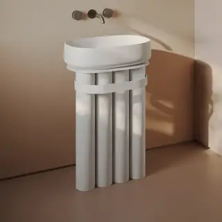 Artceram Church Тумба с раковиной 71х53х34см., напольная, цвет: белый матовый