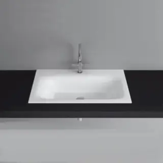 Bette Lux Раковина 80х49.5х12 см, 1 отв., сталь, цвет: белый