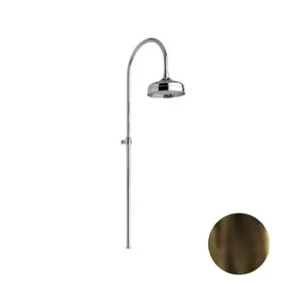 Nicolazzi Doccia Душевая стойка с верхним душем &Oslash; 30см, цвет: тёмная бронза