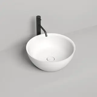 Salini Alda 02 Раковина 42.5х42.5х15.5см., накладная, без отв., S-Sense, цвет: белый