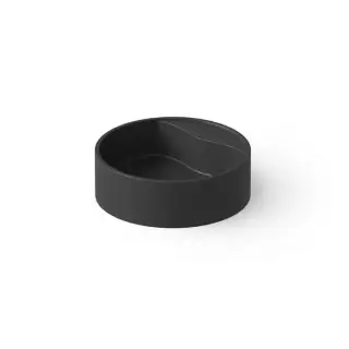 Dea Design Washbasins Раковина 45х45х14.5см., накладная, без отв., Solid Surface, цвет: Black №16