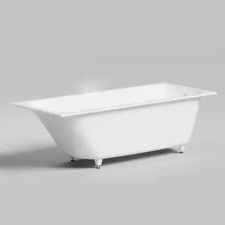 Salini Orlanda Встраиваемая ванна 180х80х60cм, прямоугольная, S-Sense, цвет: белый глянцевый