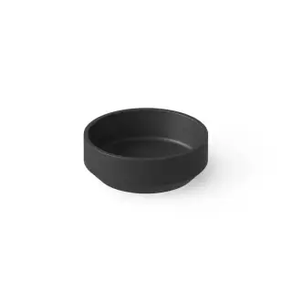 Dea Design Washbasins Раковина 43х43х15см., накладная, без отв., Solid Surface, цвет: Black №16