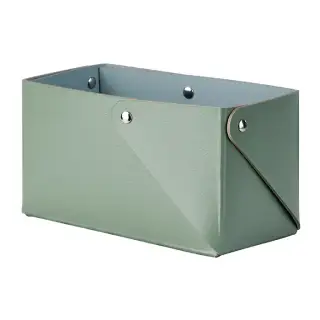 Colombo Adj Коробочка MIU, 7x14H8 см , цвет: эвкалипт/небесный