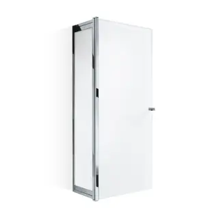 Decor Walther Glas S 3 Шкафчик подвесной 35x19x80см, стекло белое, цвет: хром