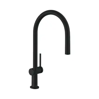 Hansgrohe Talis M54 Смеситель для кухни, 1 отв., цвет: черный матовый