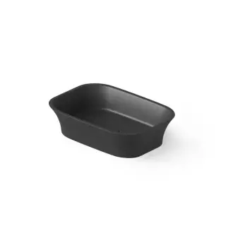 Dea Design Washbasins Раковина 55х38х14см., накладная, без отв., Solid Surface, цвет: Black №16