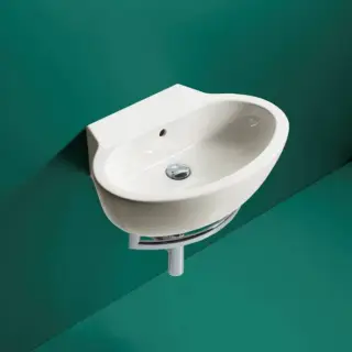 Simas Lft Spazio Раковина 60 см, без отв., цвет: белый