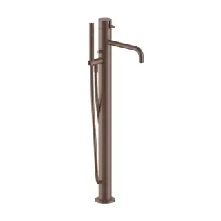 Fantini AF/21 Смеситель для ванны, напольный, излив: 250 мм, цвет: Matt Copper PVD