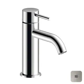 Almar Mixers Смеситель для раковины, 1 отв., без донного клапана, цвет: никель брашированный