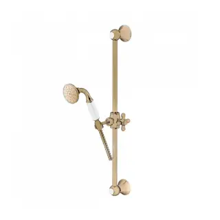 Gattoni PD Душевая стойка 60см с лейкой CLASSIC и шлангом, цвет: бронза