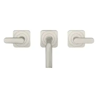 Axor Citterio M Смеситель для раковины, встраиваемый, излив: 16.6см., цвет: сталь