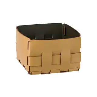 Colombo Adj Корзинка Mini Bottega, 19x19H13 см, цвет: горчичный/оливковый