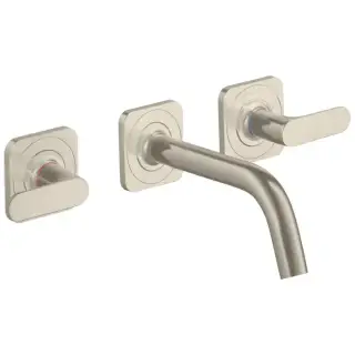 Axor Citterio M Смеситель для раковины, встраиваемый, излив: 16.6см., цвет: шлифованный никель