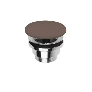 Simas Донный клапан, клик-клак, с керамической крышкой, цвет: Moka matt