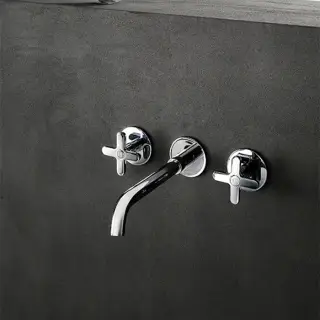 Fantini Icona Classic Смеситель для раковины, настенный, цвет: хром