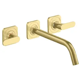 Axor Citterio M Смеситель для раковины, встраиваемый, излив: 22.6см., ручка: рычаг, цвет: шлифованная медь