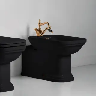 Kerasan Waldorf Биде напольное пристенное удлиненное 