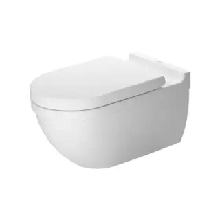 Duravit Starck 3 Унитаз подвесной 62х37см., с креплением Durafix, WonderGliss, цвет: белый