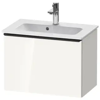 Duravit D-Neo Тумбочка подвесная Compact 61x37.2x44см., раковина, 1 ящик, цвет: белый высокоглянцевый