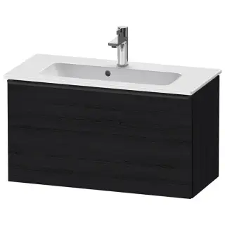 Duravit D-Neo Тумбочка подвесная Compact 81x37.2x44см., раковина, 1 ящик, цвет: Black Oak