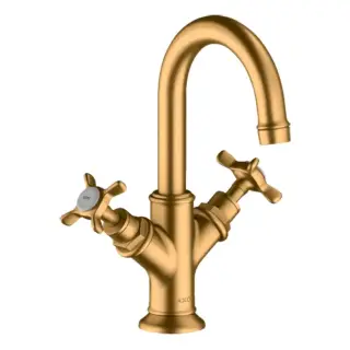 Axor Montreux Смеситель для раковины 160, на 1 отв., с донным клапаном, цвет: шлифованное золото