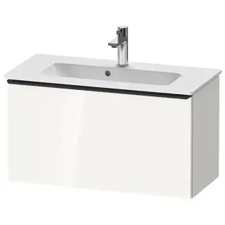 Duravit D-Neo Тумбочка подвесная Compact 81x37.2x44см., раковина, 1 ящик, цвет: белый высокоглянцевый