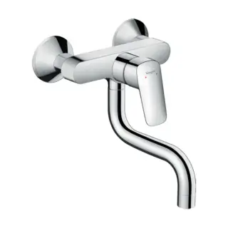Hansgrohe Logis M31 Смеситель для раковины настенный, излив: 15см., цвет: хром