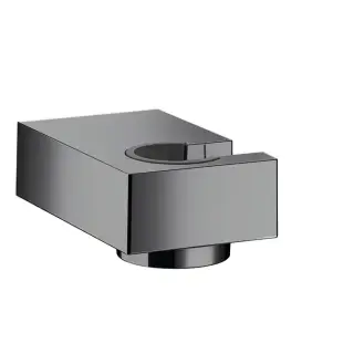 Hansgrohe Держатель ручного душа, настенный, цвет: шлифованный черный хром
