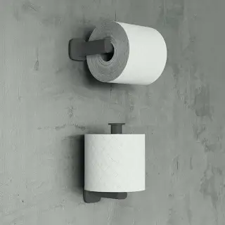 Novellini Giada Держатель т/б, подвесной, цвет: черный матовый