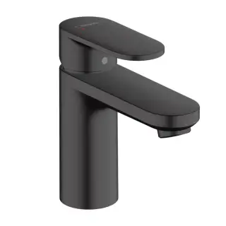 Hansgrohe Vernis Blend Смеситель для раковины, излив 100 мм, цвет: матовый черный