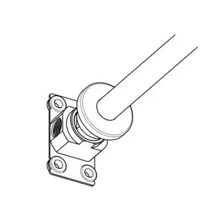 Carimali Внутренняя часть для верхнего душа из стены