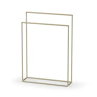 Decor Walther Mikado Полотенцедержатель 86см., напольный, двойной, цвет: золото